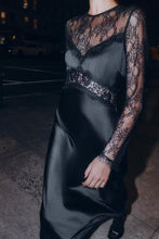 Load image into Gallery viewer, Women Clothing Winter Sexy Long Sleeve Lace Stitching Dress
