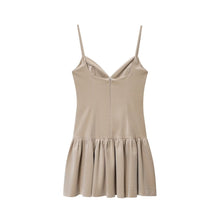 Load image into Gallery viewer, Fall Women Clothing Camisole Fluffy Short Dress