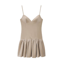 Load image into Gallery viewer, Fall Women Clothing Camisole Fluffy Short Dress