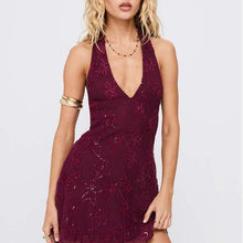 Load image into Gallery viewer, Sexy Sheath Slim Waist Slimming Vest V neck Dress