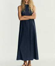Load image into Gallery viewer, Autumn Casual Women Clothing Hanging Collar Denim Dress