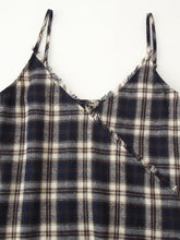 Load image into Gallery viewer, Women All Match Asymmetric Plaid Dress