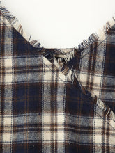 Load image into Gallery viewer, Women All Match Asymmetric Plaid Dress
