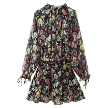 Load image into Gallery viewer, Women Clothing Western Floral Print Mini Dress