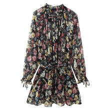 Load image into Gallery viewer, Women Clothing Western Floral Print Mini Dress