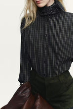 Load image into Gallery viewer, Women Clothing Cotton Scarf Plaid Shirt