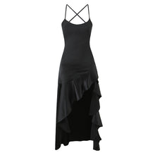 Load image into Gallery viewer, Women Clothing Fashionable Western Irregular Asymmetric Sexy Split Dress