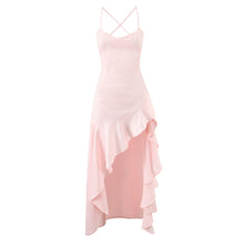 Load image into Gallery viewer, Women Clothing Fashionable Western Irregular Asymmetric Sexy Split Dress