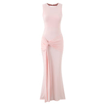 Load image into Gallery viewer, Slim Fit Standard Pleating Twisted Sleeveless Dress Women Summer Elegant Backless Tight Waist Sexy Maxi Dress