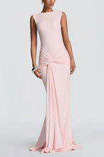 Load image into Gallery viewer, Slim Fit Standard Pleating Twisted Sleeveless Dress Women Summer Elegant Backless Tight Waist Sexy Maxi Dress