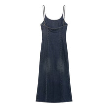 Load image into Gallery viewer, Women Clothing Summer Elegance Denim Midi Strap Dress