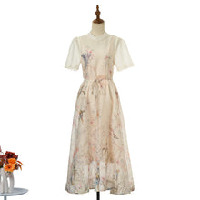 Load image into Gallery viewer, Women Short Sleeved Loose Fitting Dress Set
