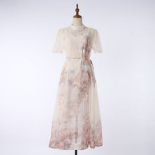 Load image into Gallery viewer, Women Short Sleeved Loose Fitting Dress Set