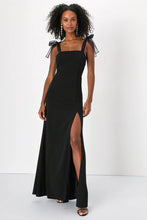 Load image into Gallery viewer, Solid Color Sling Waist Slimming Slit Sexy Women Clothing Maxi Dress Daily Evening Dress