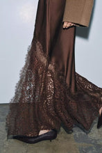 Load image into Gallery viewer, Women Lace Silk Satin Skirt