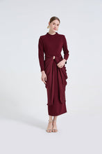 Load image into Gallery viewer, Women High Waisted Pleated And Figure Hugging Dress