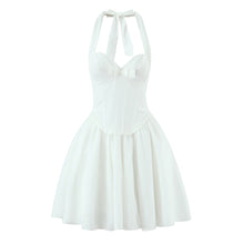 Load image into Gallery viewer, Women Clothing Boning Corset Steel Bracket Halter Mesh Camisole Dress