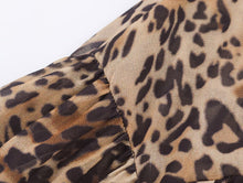Load image into Gallery viewer, Women Clothing Animal Print Laminated Decoration Dress
