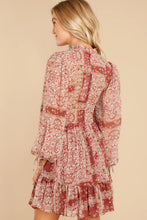 Load image into Gallery viewer, Women Clothing Western Imitation Bow Tie Cuff Patchwork Printed Dress