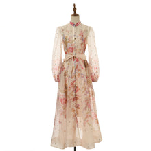 Load image into Gallery viewer, Women Printed Diamond Long Dress Two Piece Sets