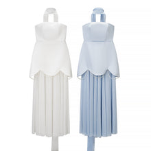 Load image into Gallery viewer, Women Clothing Winter Sexy Backless Sleeveless Solid Color Tube Top Mesh Stitching Dress