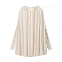 Load image into Gallery viewer, Women Clothing Winter Stylish Graceful Simple Cape Pleated Loose Dress