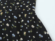 Load image into Gallery viewer, Spring French Floral Printed Waist Controlled Slimming All Matching Long Strap Dress