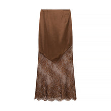 Load image into Gallery viewer, Women Clothing Top Product Sexy Lace Stitching Midi Dress