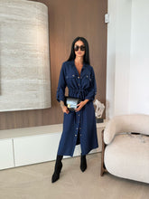 Load image into Gallery viewer, Women Clothing Spring Summer Popular Solid Color Long Sleeve Single Dress