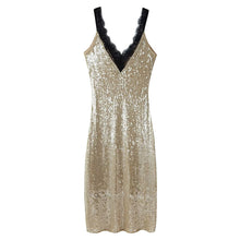 Load image into Gallery viewer, Women Clothing Top Beads Decoration Lace Dress