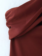 Load image into Gallery viewer, Women Clothing Summer Elegant Slimming Asymmetric Scarf Midi Dress