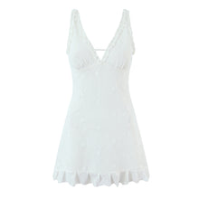 Load image into Gallery viewer, Women Clothing Mesh Embroidered Vest Dress