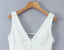 Load image into Gallery viewer, Women Clothing Mesh Embroidered Vest Dress