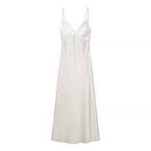 Load image into Gallery viewer, Women Clothing Spring Sexy Lace Stitching Satin Dress