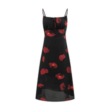 Load image into Gallery viewer, Summer Sweet Seaside Vacation Waist Slimming Printing Slip Dress