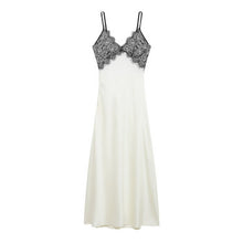 Load image into Gallery viewer, Women Clothing Fashionable V neck Lace Sense Backless Dress Midi Dress