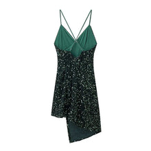 Load image into Gallery viewer, Women Clothing Spring Backless Three Dimensional Cut Strap Dress