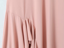 Load image into Gallery viewer, Women Summer Hem Irregular Asymmetric Backless Hanging Collar Dress