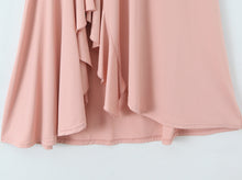Load image into Gallery viewer, Women Summer Hem Irregular Asymmetric Backless Hanging Collar Dress