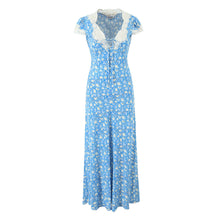 Load image into Gallery viewer, Women Elegant French Retro Elegant Cool Lace Stitching Dress