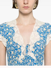 Load image into Gallery viewer, Women Elegant French Retro Elegant Cool Lace Stitching Dress