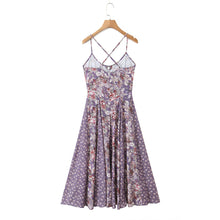 Load image into Gallery viewer, Women Summer All Match Casual Slim Fitting Patchwork Strap Dress