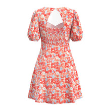 Load image into Gallery viewer, Autumn Winter Women Clothing Waist Controlled Western French Printed Slim Dress