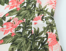 Load image into Gallery viewer, French Floral Printed Sexy Slim Fit Slimming Lace up Bow Suspenders Mid Length Dress
