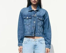 Load image into Gallery viewer, Autumn Winter Women Clothing Design Slimming Fashionable Casual Denim Jacket Coat Women