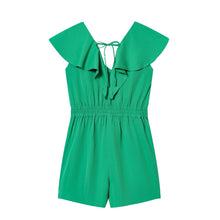 Load image into Gallery viewer, Spring Fashionable Simple Ruffled Romper
