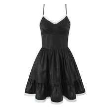 Load image into Gallery viewer, Black Sleeveless Dress Women Summer Design Waist Slimming Cocktail Dress