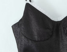 Load image into Gallery viewer, Black Sleeveless Dress Women Summer Design Waist Slimming Cocktail Dress