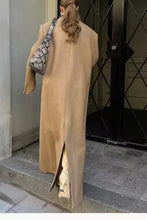 Load image into Gallery viewer, Women Clothing Spring Office Collared Slim Fit Long Cut Coat