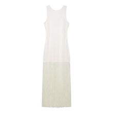 Load image into Gallery viewer, Women Clothing Spring Elegant Lady Slim Sleeveless Tassel Dress